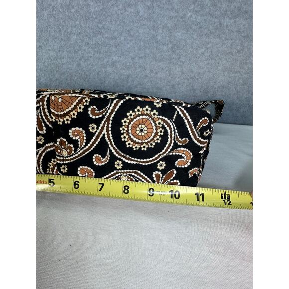 Vera Bradley Cafe Latte Fall Neutral Paisley Print Crossbody Bag Quilted Y2K - Picture 13 of 14